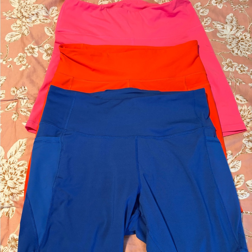 Three pairs of XL Old Navy Activewear shorts